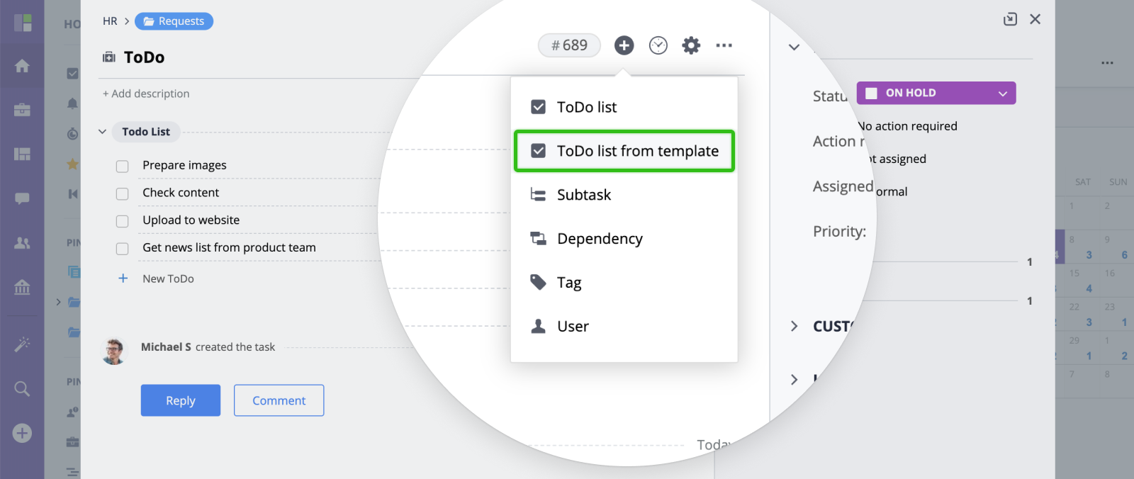 creating a todo list